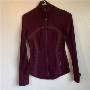 Maroon Lululemon define jacket size 4